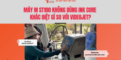 Máy in ST100 không dùng Ink Core: Khác biệt gì so với Videojet?