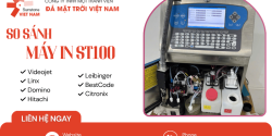 So sánh máy in ST100 với Videojet, Linx, Domino, Hitachi, Leibinger, BestCode, Citronix
